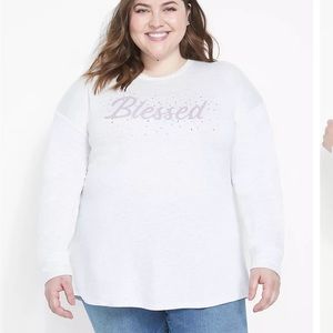 Women’s Plus size Blessed Graphic Sweatshirt